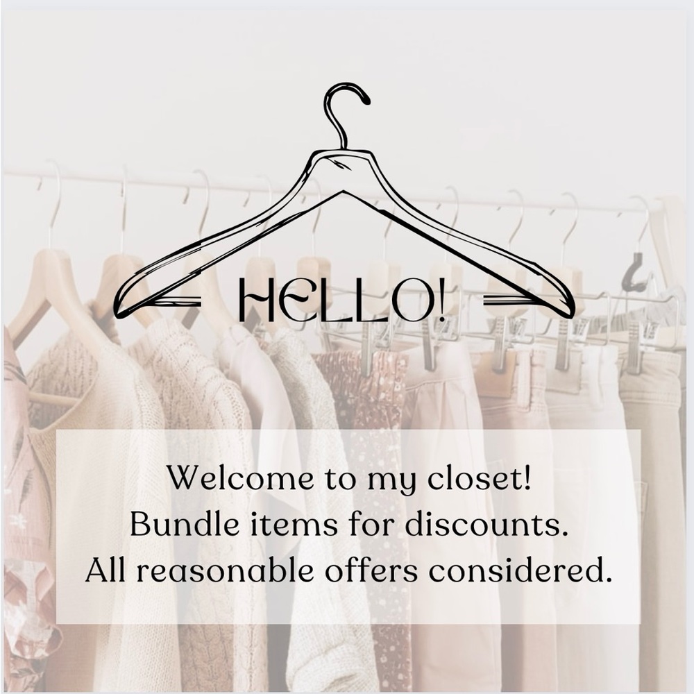 Welcome to my closet!